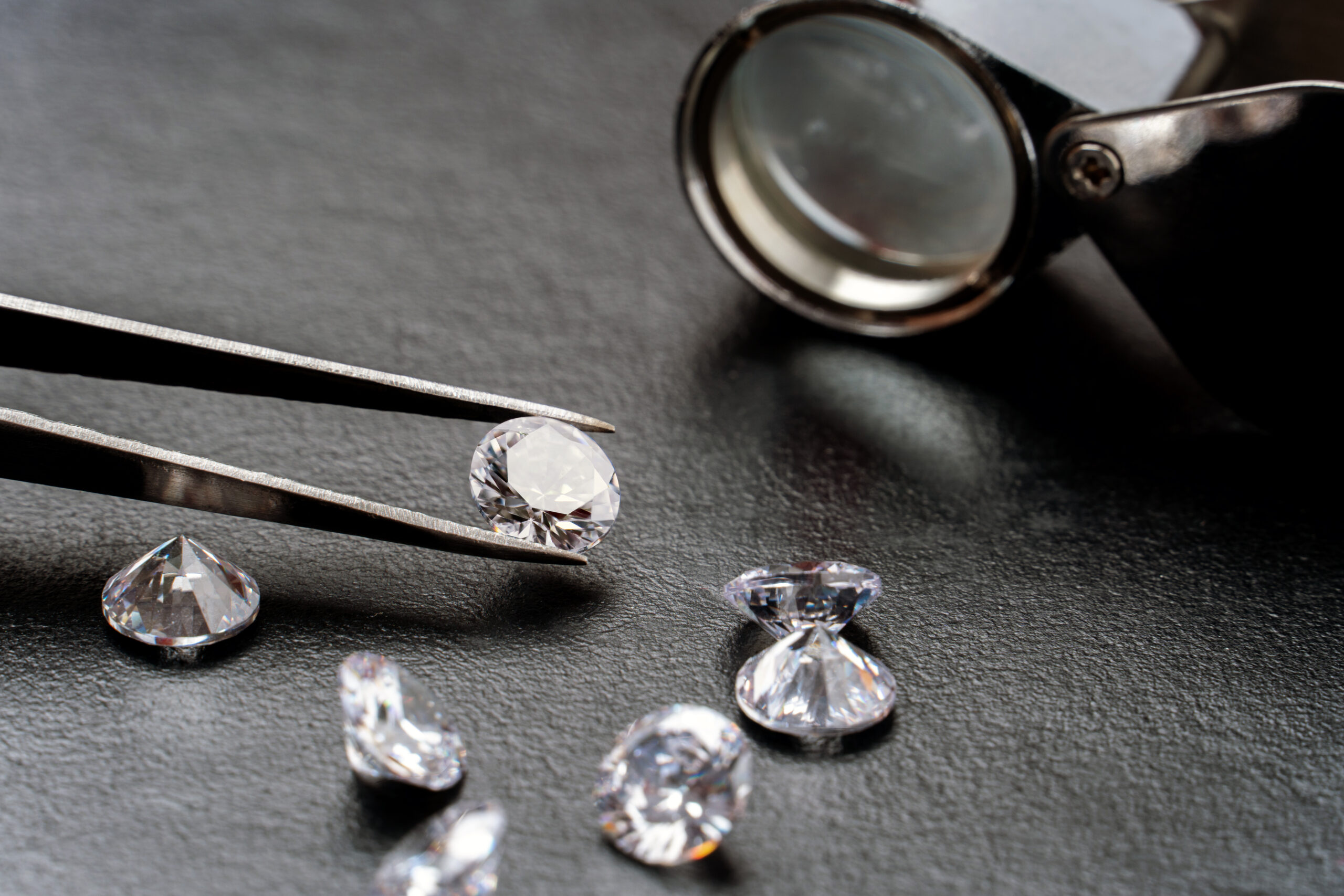 Diamond - Gemstone, Directly Above, Jewelry